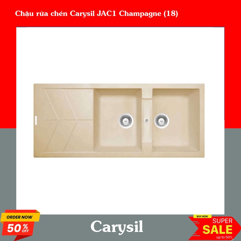 Chậu rửa chén Carysil JAC1 Champagne (18)