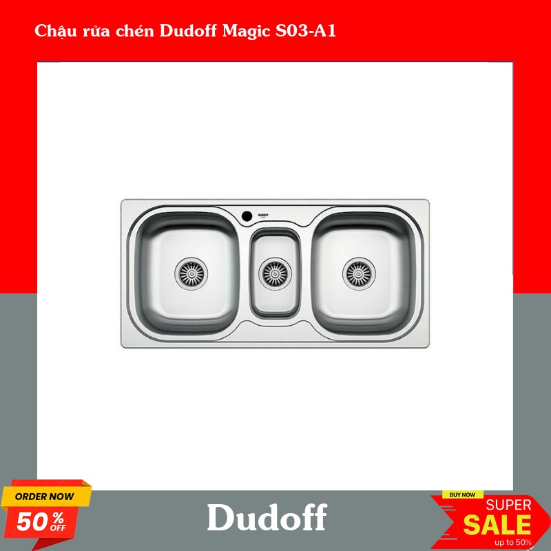 Chậu rửa chén Dudoff Magic S03-A1