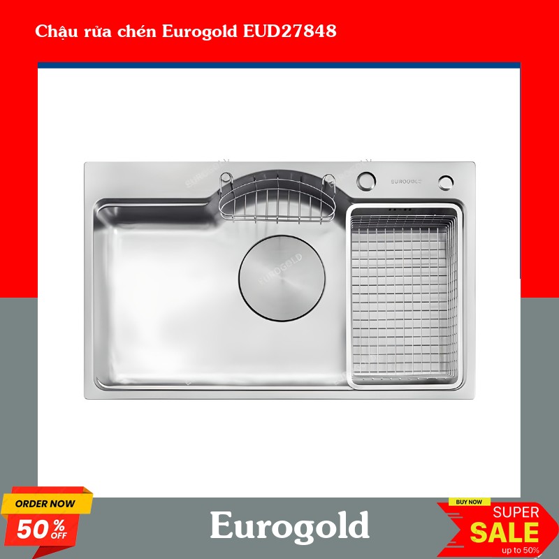 Chậu rửa chén Eurogold EUD27848
