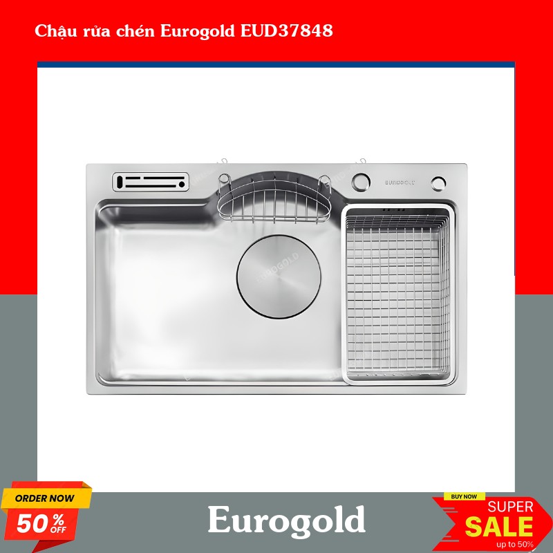 Chậu rửa chén Eurogold EUD37848