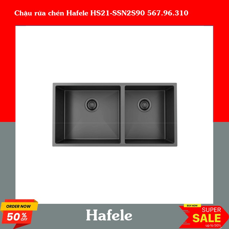 Chậu rửa chén Hafele HS21-SSN2S90 567.96.310