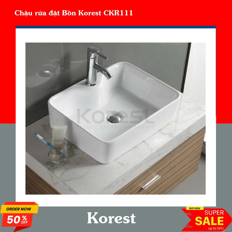 Chậu rửa đặt Bồn Korest CKR111