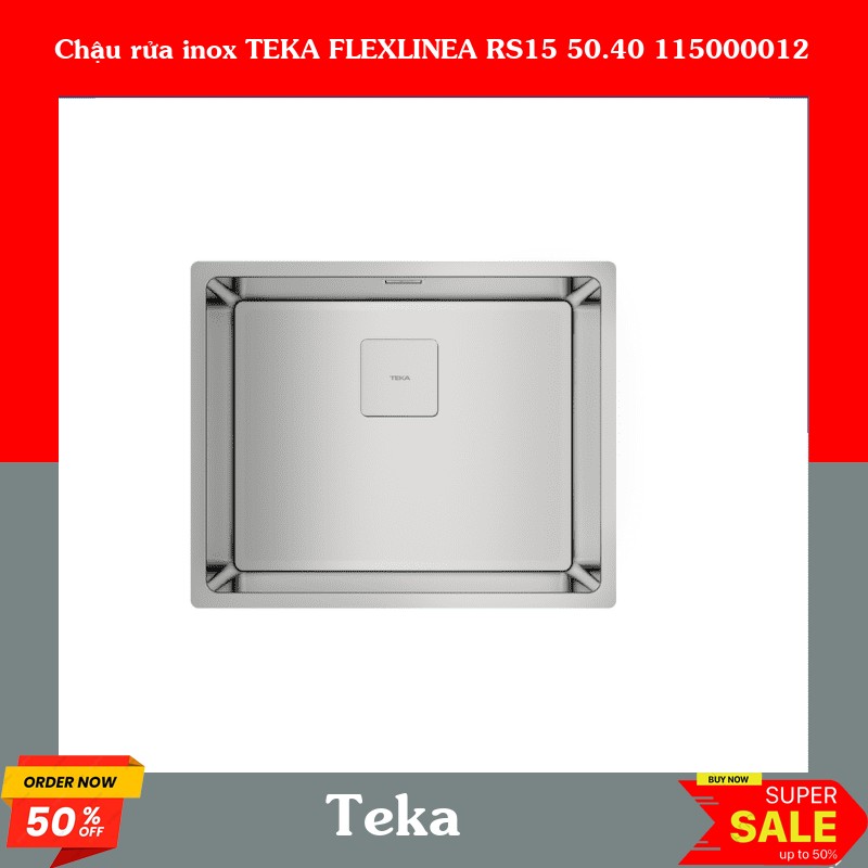 Chậu rửa inox TEKA FLEXLINEA RS15 50.40 115000012