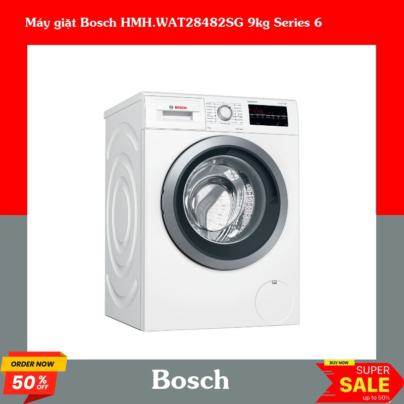 Máy giặt Bosch HMH.WAT28482SG 9kg Series 6