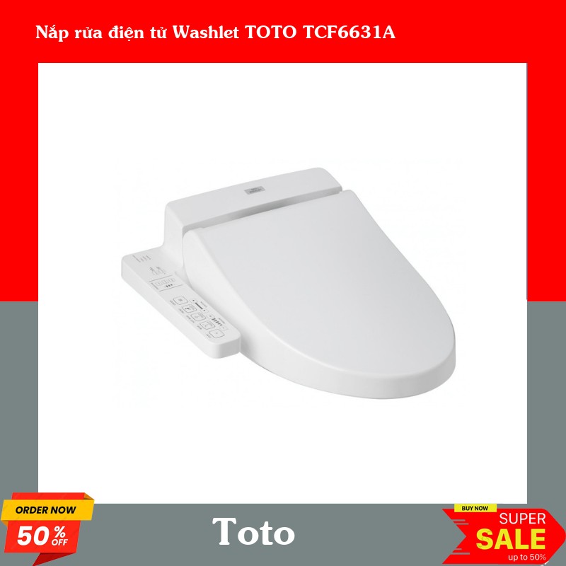 Nắp rửa điện tử Washlet TOTO TCF6631A