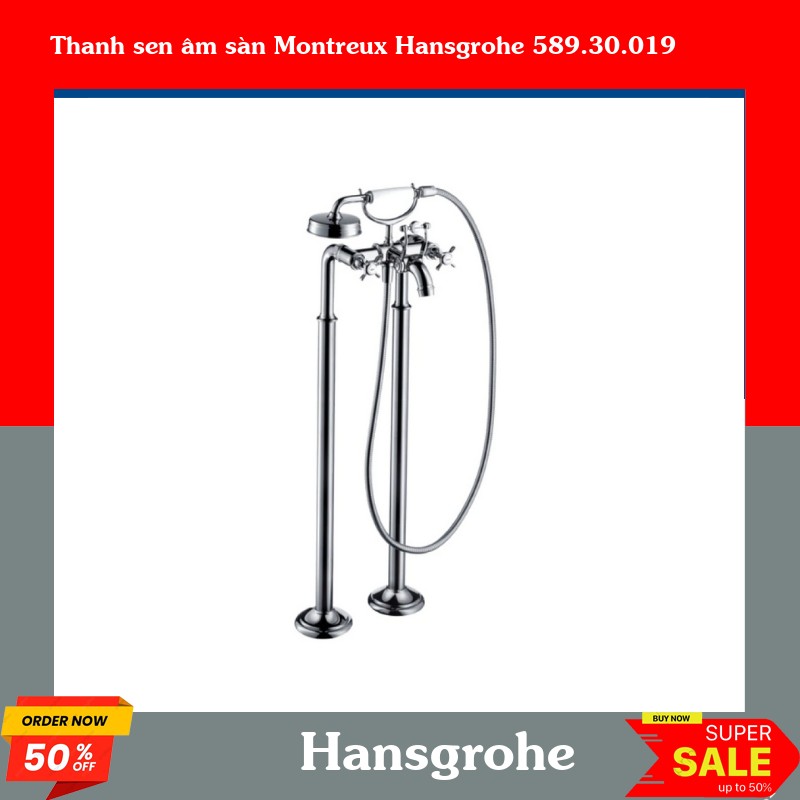 Thanh sen âm sàn Montreux Hansgrohe 589.30.019