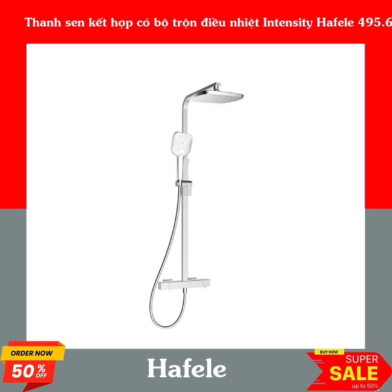 Thanh sen kết hợp có bộ trộn điều nhiệt Intensity Hafele 495.60.102