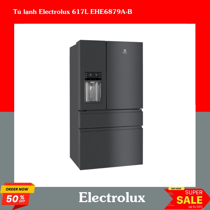 Tủ lạnh Electrolux 617L EHE6879A-B