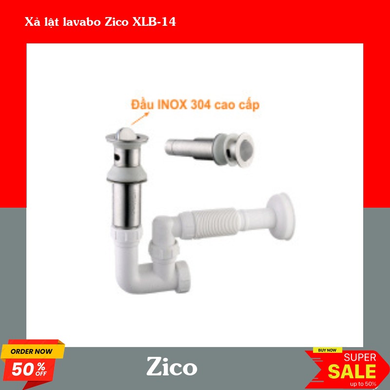 Xả lật lavabo Zico XLB-14